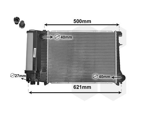 Radiator, engine cooling *** IR PLUS *** 06002135 International Radiators Plus, Image 3