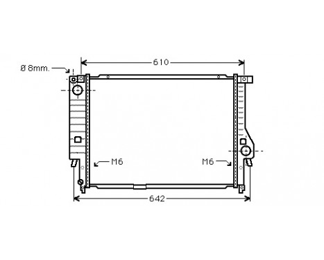 Radiator, engine cooling *** IR PLUS *** 06002167 International Radiators Plus