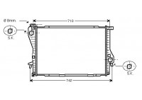 Radiator, engine cooling *** IR PLUS *** 06002235 International Radiators Plus