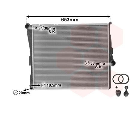 Radiator, engine cooling *** IR PLUS *** 06002289 International Radiators Plus, Image 3