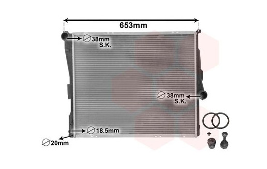 Radiator, engine cooling *** IR PLUS *** 06002289 International Radiators Plus, Image 3