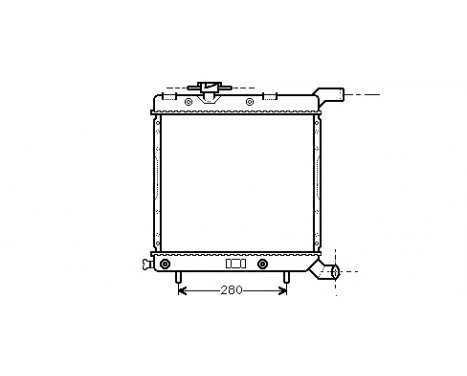 Radiator, engine cooling *** IR PLUS *** 07002003 International Radiators Plus