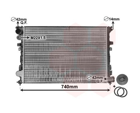 Radiator, engine cooling *** IR PLUS *** 09002089 International Radiators Plus, Image 3