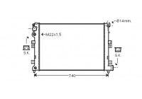 Radiator, engine cooling *** IR PLUS *** 09002089 International Radiators Plus