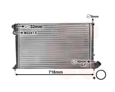 Radiator, engine cooling *** IR PLUS *** 09002106 International Radiators Plus, Image 2