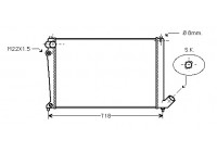 Radiator, engine cooling *** IR PLUS *** 09002106 International Radiators Plus