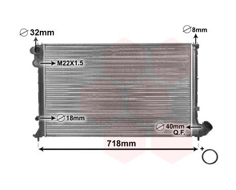 Radiator, engine cooling *** IR PLUS *** 09002107 International Radiators Plus, Image 3