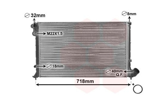 Radiator, engine cooling *** IR PLUS *** 09002107 International Radiators Plus, Image 3