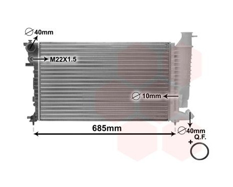 Radiator, engine cooling *** IR PLUS *** 09002108 International Radiators Plus, Image 3