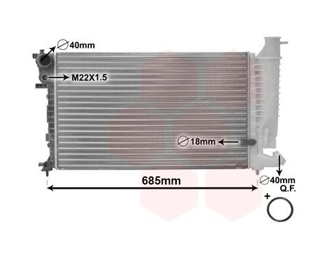 Radiator, engine cooling *** IR PLUS *** 09002110 International Radiators Plus, Image 3