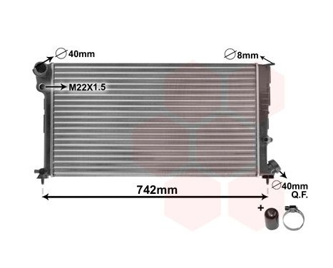 Radiator, engine cooling *** IR PLUS *** 09002137 International Radiators Plus, Image 3