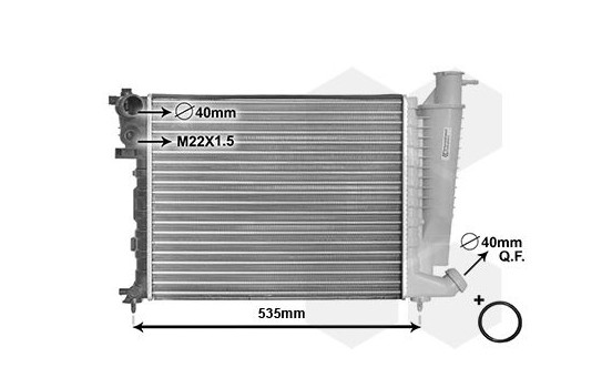 Radiator, engine cooling *** IR PLUS *** 09002154 International Radiators Plus, Image 2
