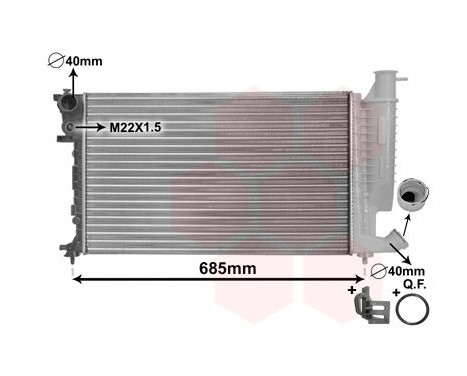 Radiator, engine cooling *** IR PLUS *** 09002155 International Radiators Plus, Image 3