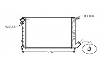 Radiator, engine cooling *** IR PLUS *** 09002159 International Radiators Plus