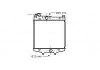 Radiator, engine cooling *** IR PLUS *** 11002034 International Radiators Plus