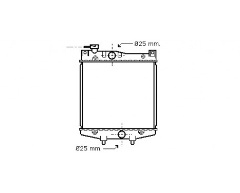 Radiator, engine cooling *** IR PLUS *** 11002034 International Radiators Plus