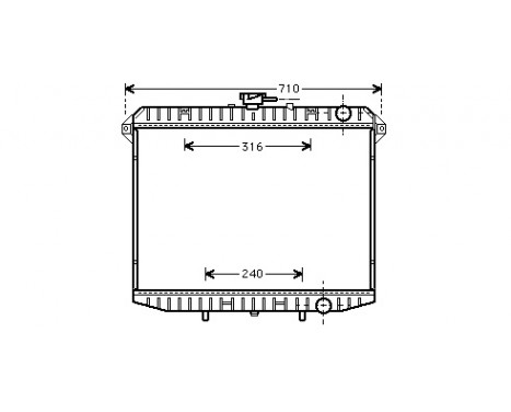 Radiator, engine cooling *** IR PLUS *** 13002143 International Radiators