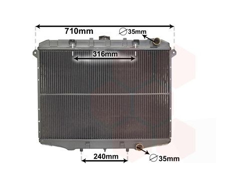 Radiator, engine cooling *** IR PLUS *** 13002143 International Radiators, Image 2