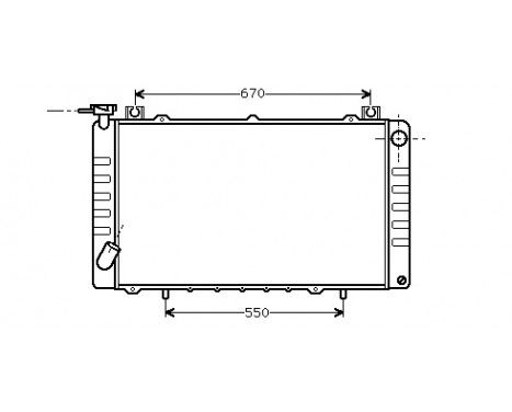 Radiator, engine cooling *** IR PLUS *** 13002150 International Radiators, Image 2