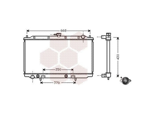 Radiator, engine cooling *** IR PLUS *** 13002196 International Radiators Plus, Image 2