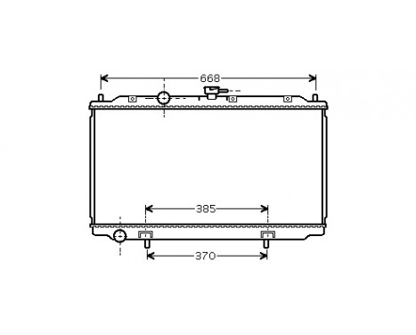 Radiator, engine cooling *** IR PLUS *** 13002215 International Radiators Plus
