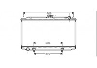 Radiator, engine cooling *** IR PLUS *** 13002216 International Radiators Plus