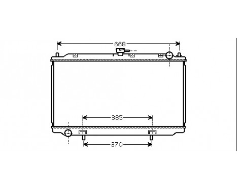 Radiator, engine cooling *** IR PLUS *** 13002216 International Radiators Plus