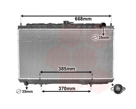 Radiator, engine cooling *** IR PLUS *** 13002216 International Radiators Plus, Image 3