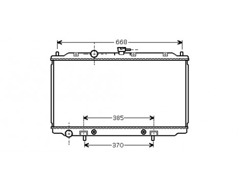 Radiator, engine cooling *** IR PLUS *** 13002218 International Radiators Plus