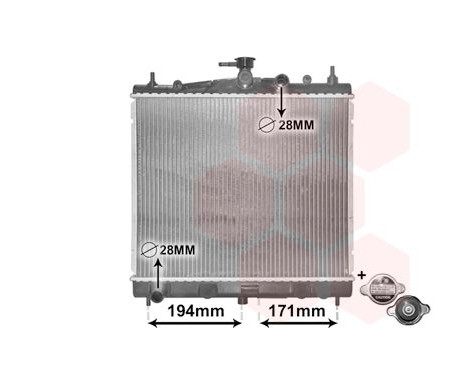 Radiator, engine cooling *** IR PLUS *** 13002247 International Radiators Plus, Image 3