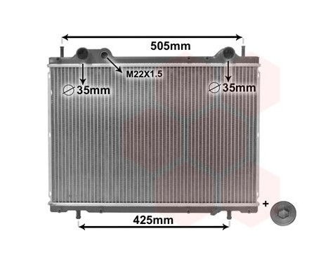 Radiator, engine cooling *** IR PLUS *** 17002185 International Radiators Plus, Image 3