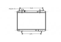 Radiator, engine cooling *** IR PLUS *** 17002185 International Radiators Plus