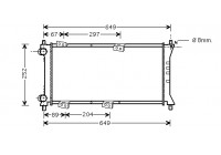 Radiator, engine cooling *** IR PLUS *** 17002258 International Radiators Plus
