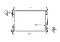 Radiator, engine cooling *** IR PLUS *** 17002312 International Radiators Plus