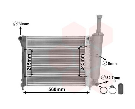 Radiator, engine cooling *** IR PLUS *** 17002345 International Radiators Plus