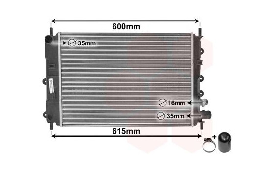 Radiator, engine cooling *** IR PLUS *** 18002151 International Radiators Plus