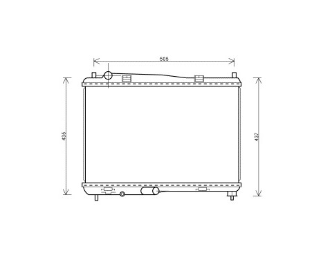 Radiator, engine cooling *** IR PLUS *** 18002440 International Radiators Plus, Image 2