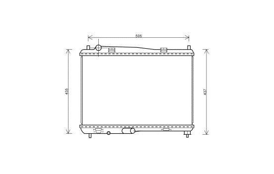 Radiator, engine cooling *** IR PLUS *** 18002440 International Radiators Plus, Image 2
