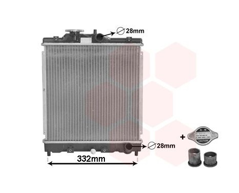 Radiator, engine cooling *** IR PLUS *** 25002031 International Radiators Plus