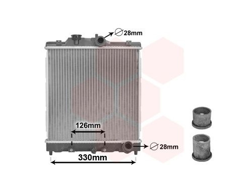 Radiator, engine cooling *** IR PLUS *** 25002067 International Radiators Plus, Image 3