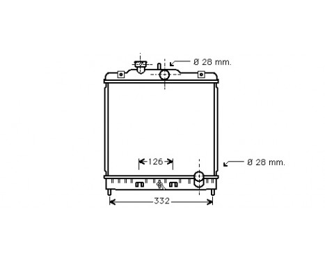 Radiator, engine cooling *** IR PLUS *** 25002067 International Radiators Plus