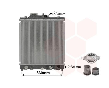 Radiator, engine cooling *** IR PLUS *** 25002069 International Radiators Plus, Image 2