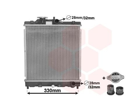 Radiator, engine cooling *** IR PLUS *** 25002121 International Radiators Plus, Image 3