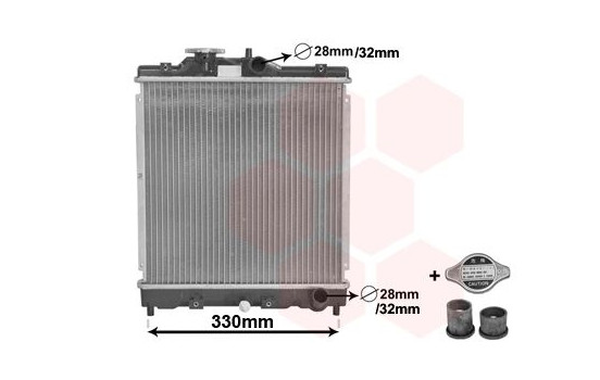 Radiator, engine cooling *** IR PLUS *** 25002121 International Radiators Plus, Image 3