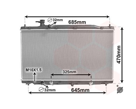 Radiator, engine cooling *** IR PLUS *** 25002269 International Radiators Plus, Image 2