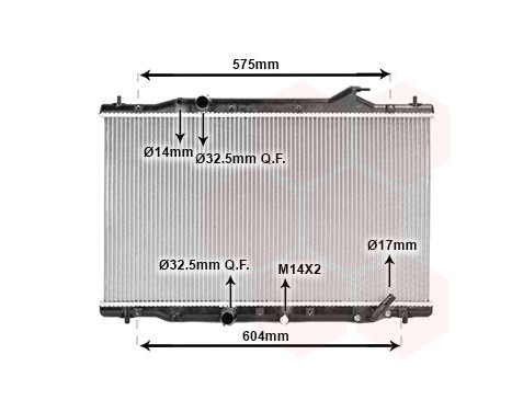 Radiator, engine cooling *** IR PLUS *** 25012705 International Radiators Plus, Image 2
