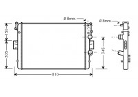 Radiator, engine cooling *** IR PLUS *** 28002049 International Radiators Plus