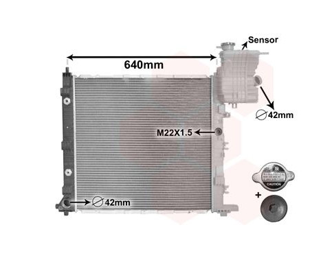 Radiator, engine cooling *** IR PLUS *** 30002216 International Radiators Plus, Image 3