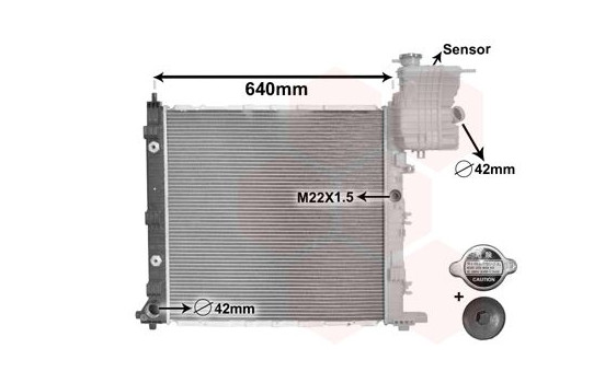 Radiator, engine cooling *** IR PLUS *** 30002216 International Radiators Plus, Image 3