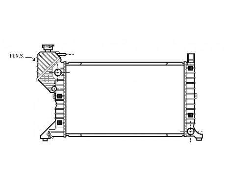 Radiator, engine cooling *** IR PLUS *** 30002300 International Radiators Plus